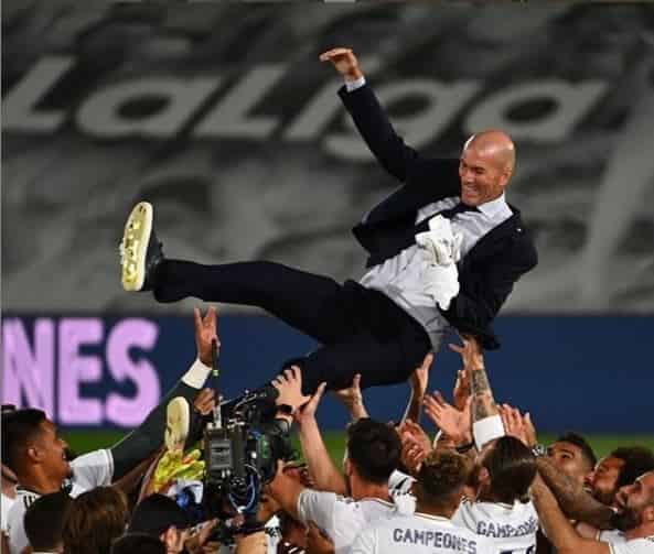 Zinedine Zidane Real Madrid Champions league